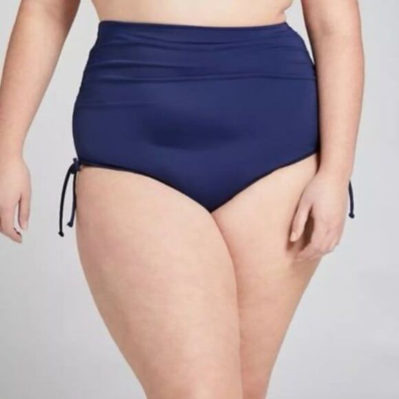Swim by Cacique size 18 navy high waisted bikini bottoms - Picture 1 of 6